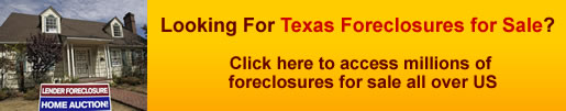 Texas Foreclosures for Sale